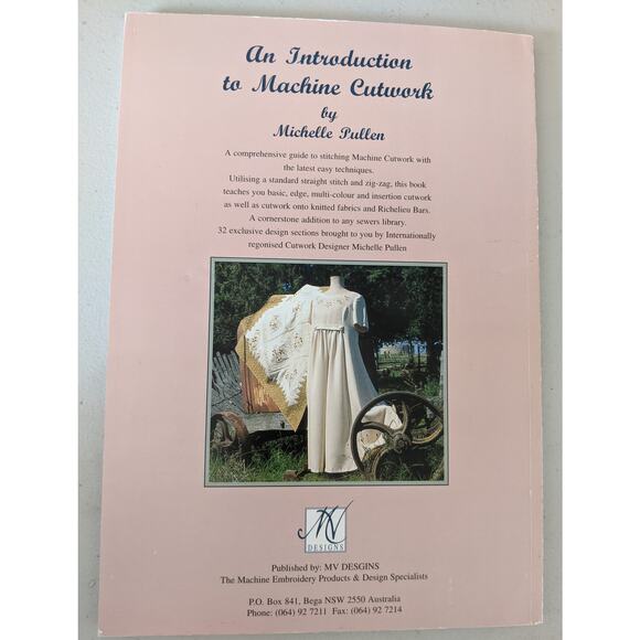 Introduction to Machine Cutwork Pattern Book - Picture 5 of 5